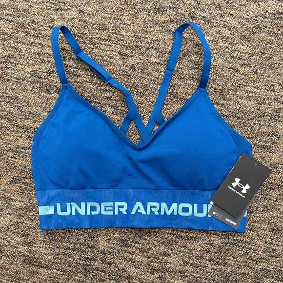 Under Armour Women’s Seamless Low Impact Long Bra Size Medium - Picture 1 of 3